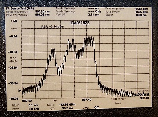 JDS 988nm laser source. About 0dBm. Assembled by JDS.
