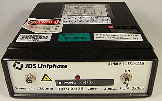 JDS 1309.06nm laser source. About -0.2dBm. Assembled by JDS.