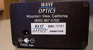 0dBm 1.55um laser source,  handheld. Made by Wave Optics