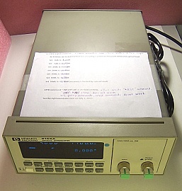HP 8156A Optical Attenuator, 1200 to 1650nm .With 2 SC/APC connectors