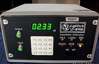 LT-9700 Adjustable attenuator. Lighttech P/N: A205G-FCA.  ‘Sell As Is’, ‘No return’.