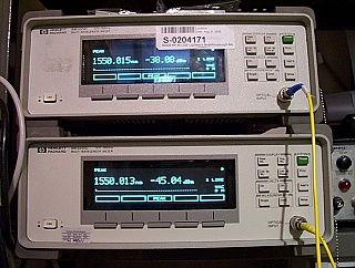 HP 86120C  multi-wavemeter, 1270 - 1650 nm, with FC/PC optical interface.