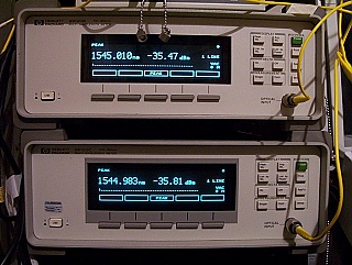 HP 86120C  multi-wavemeter, 1270 - 1650 nm, with FC/PC optical interface.