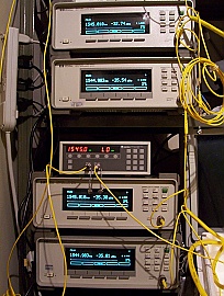 HP 86120C  multi-wavemeter, 1270 - 1650 nm, with FC/PC optical interface.