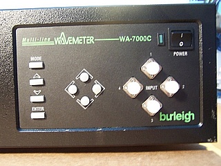 BURLEIGH WA-7000C Multi-wavelength meter, 1270-1680nm. FC/PC interface. With built-in 1x4 optical switch