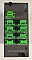 1x8  8 Channel C-band 200GHz DWDM demux. 8 channels are from 1549.315nm to 1560.606nm . With 9 SC/APC adapters. P/N: HWD1108-W01-AS-1