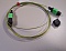 MTP/APC(male) - MTP/APC(male)  4-fiber jumper, P/N:86290-3295.