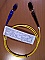 FC/PC(UPC)-SC/PC(UPC) 1-meter SM Fiber jumper, with 3mm cable.