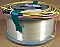 15.999km Lucent/AT&T dispersion-shifted fiber (DS,DSF) spool. With zero dispersion around 1550nm. With actual dispersion test data. With 2 FC/PC fiber connectors. Fiber ID number ending with 'DCB'.