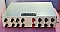 Fiber optic junction box made by Amp. Wall-mount unit with metal case.