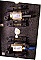 ILX LDM-4616  16-channel laser mount fixture. Including all 16 pairs of cables. Sample B